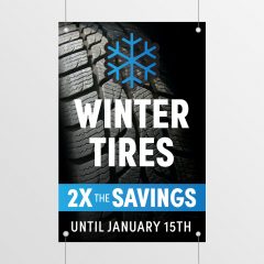 Winter Tire Sign