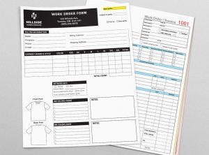 3 part form and single order form
